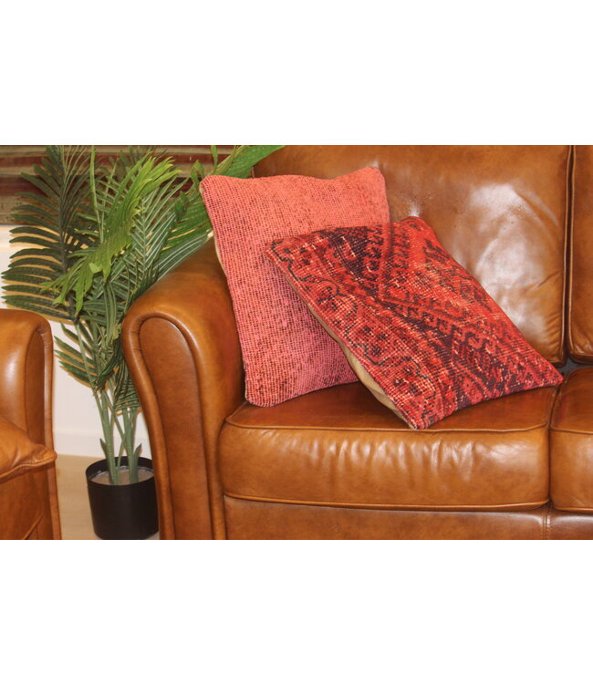 2x kilim cushion vintage wool unique cushions ca 45x45 cm with filling