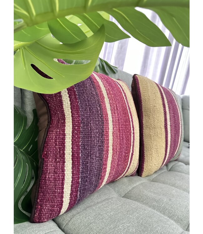 2x kelim kissens moderne ca 45x45 cm mit Füllung