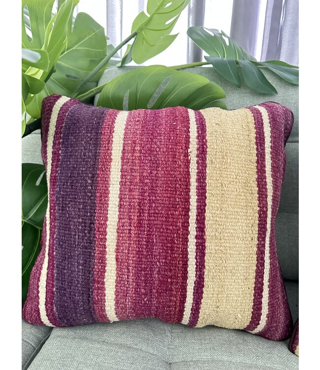 2x kilim cushion modern  ca 45x45 cm with filling