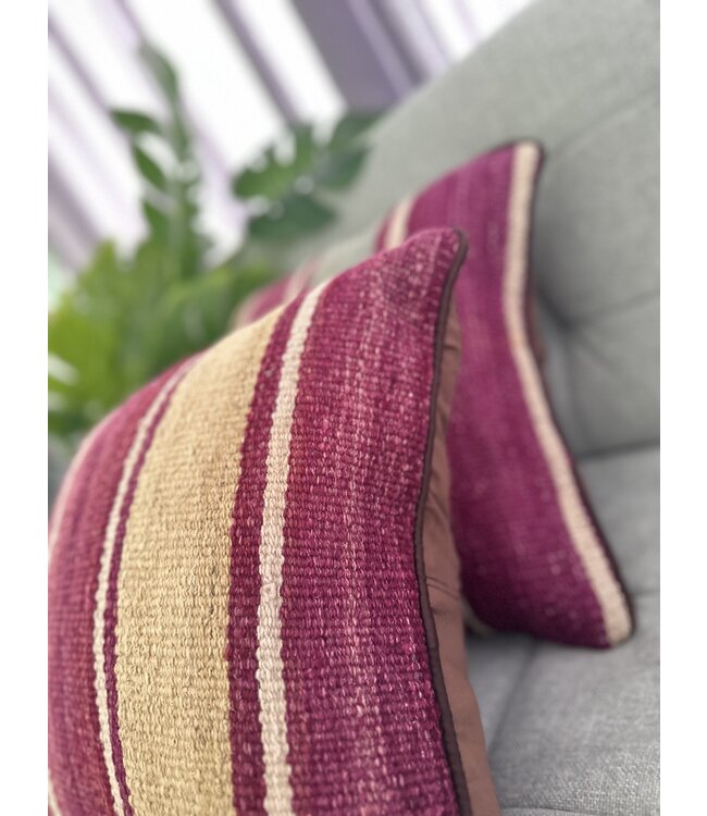 2x kelim kussens modern ca 45x45 cm met vulling