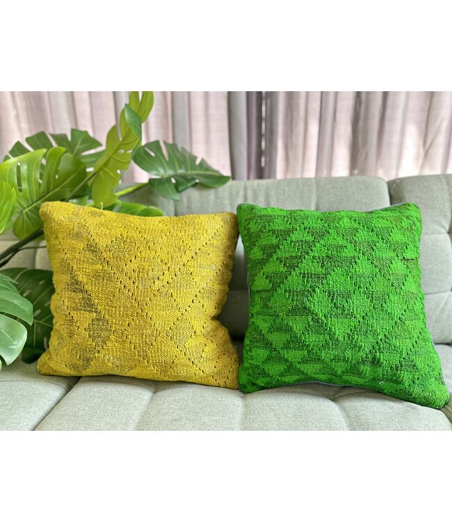 2x kelim kissens moderne ca 45x45 cm mit Füllung