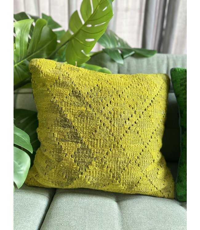 2x kelim kussens modern ca 45x45 cm met vulling