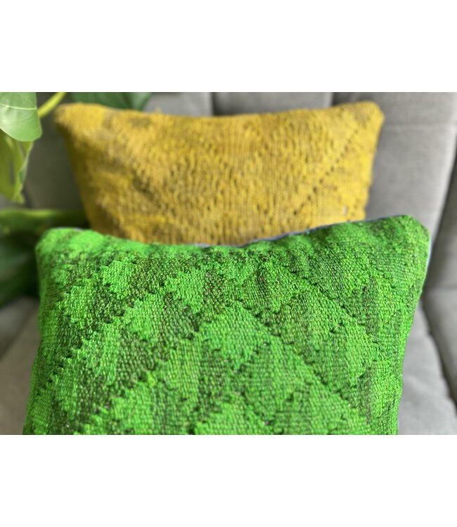 2x kelim kussens modern ca 45x45 cm met vulling