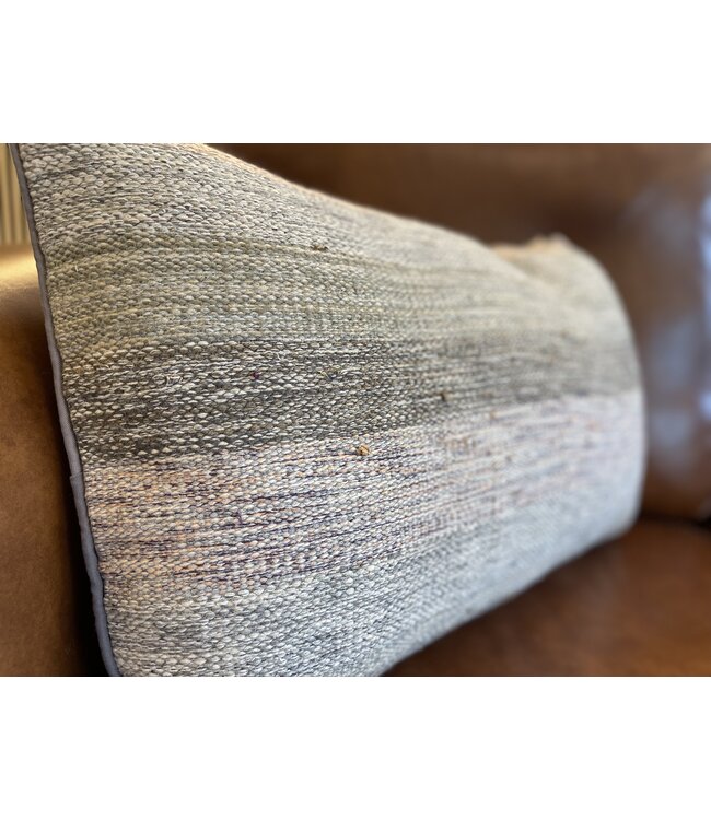 Kelim kussenhoes met modern kelim ca 60x40 cm met vulling