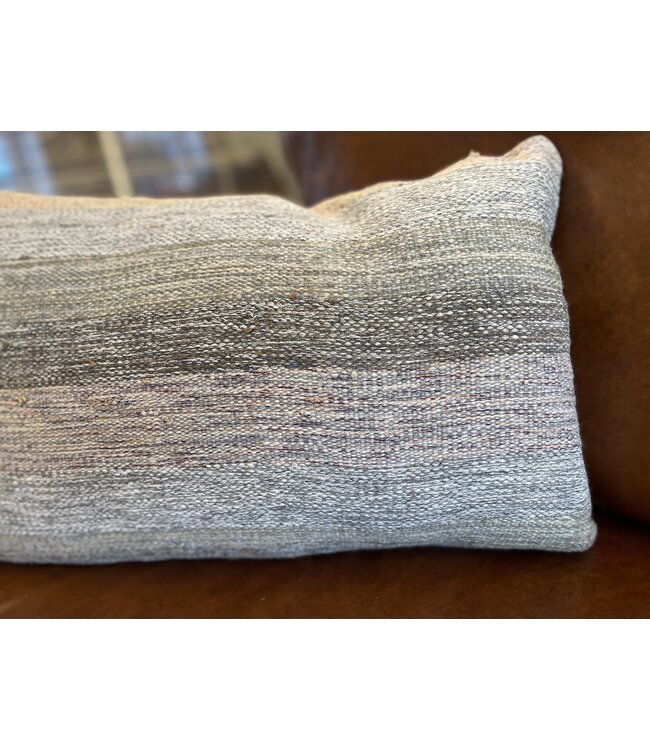 Kelim kussenhoes met modern kelim ca 60x40 cm met vulling