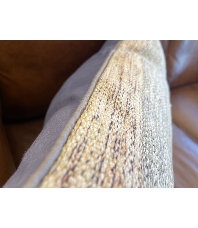 Kelim-Kissenbezug mit modern-Kelim ca. 60 x 40 cm, mit Füllung