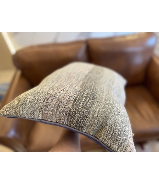 Kelim kussenhoes met modern kelim ca 60x40 cm met vulling