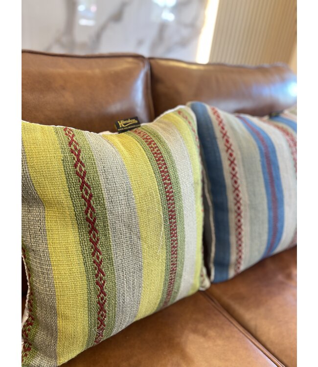 2x kelim kissens moderne kilim ca 45x45 cm mit Füllung