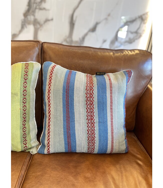 2x kelim kussens modern kilim ca 45x45 cm met vulling