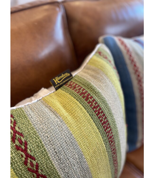 2x kelim kissens moderne kilim ca 45x45 cm mit Füllung