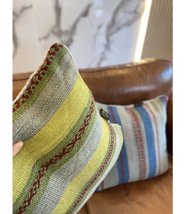 2x kilim cushion modern kelim ca 45x45 cm with filling