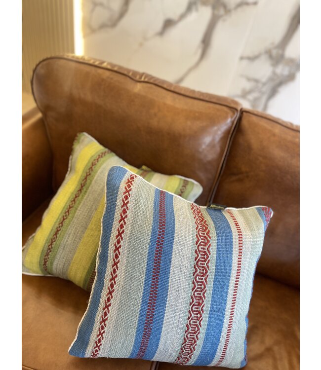 2x kelim kissens moderne kilim ca 45x45 cm mit Füllung