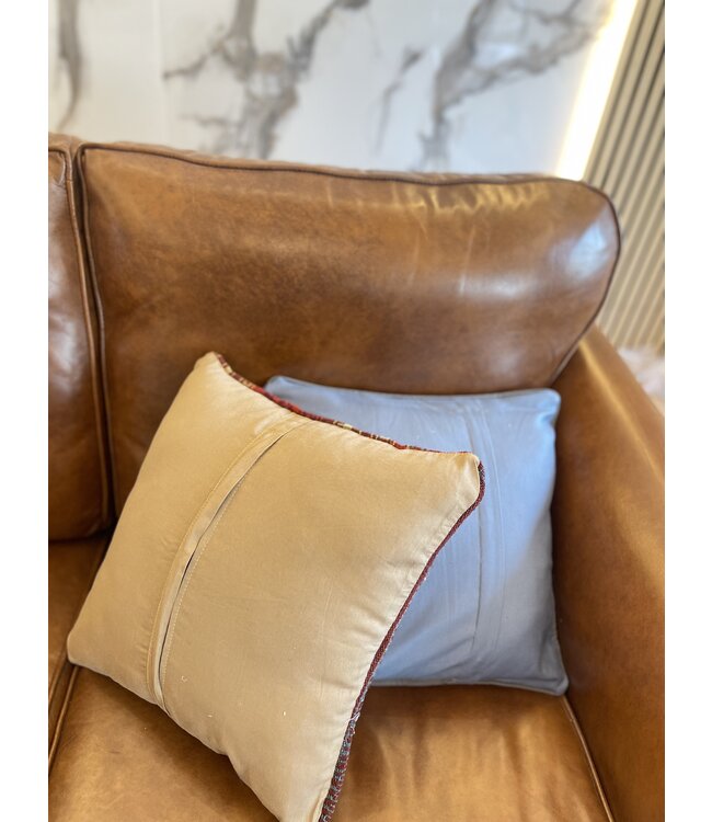 2x kelim kussen vintage wol unieke kussens ca 45x45 cm met vulling