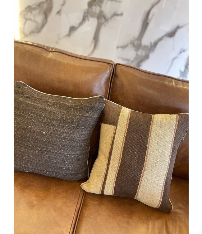 2x kilim cushion modern kelim ca 45x45 cm with filling