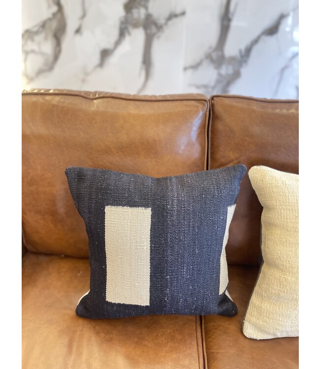 2x kilim cushion modern kelim ca 45x45 cm with filling