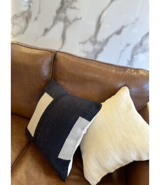 Kelimshop 2x kilim cushion modern kelim ca 45x45 cm with filling