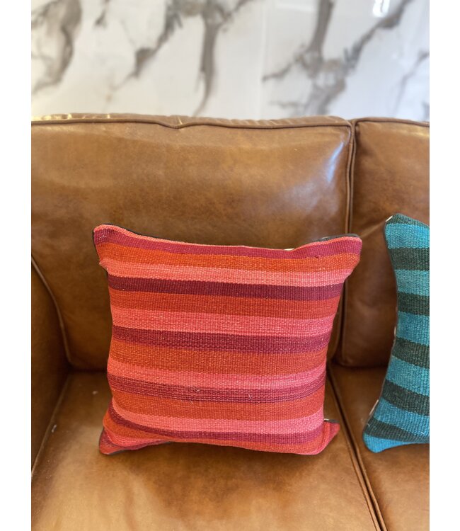 2x kilim cushion modern kelim ca 45x45 cm with filling