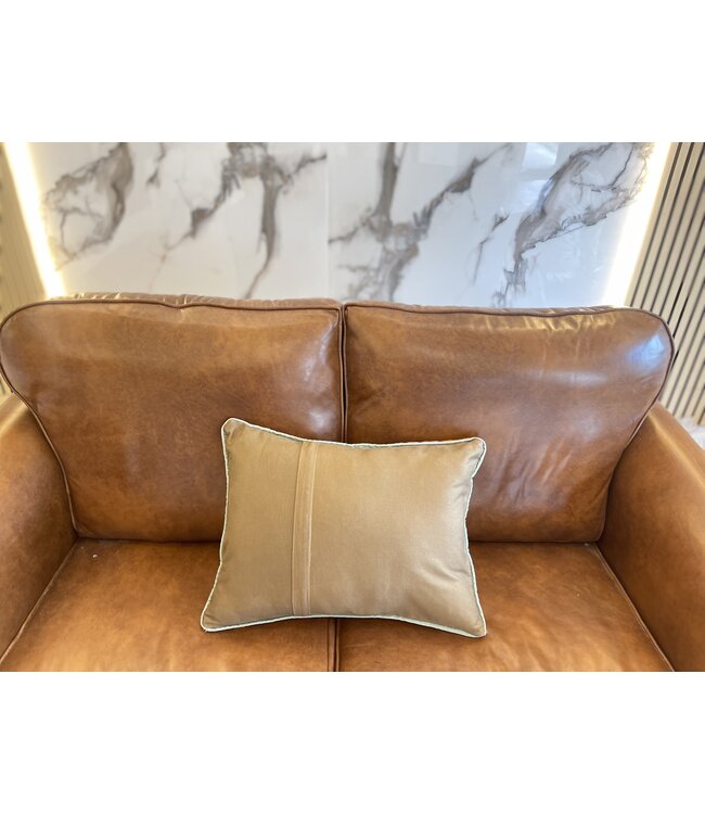 Kelim kussenhoes met modern kelim ca 60x40 cm met vulling