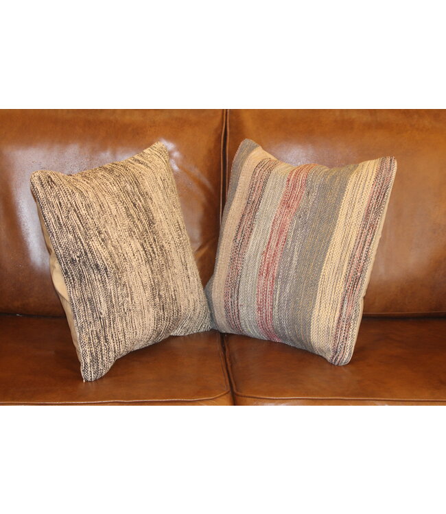 2x kelim kissens traditionell kilim ca 45x45  cm mit Füllung