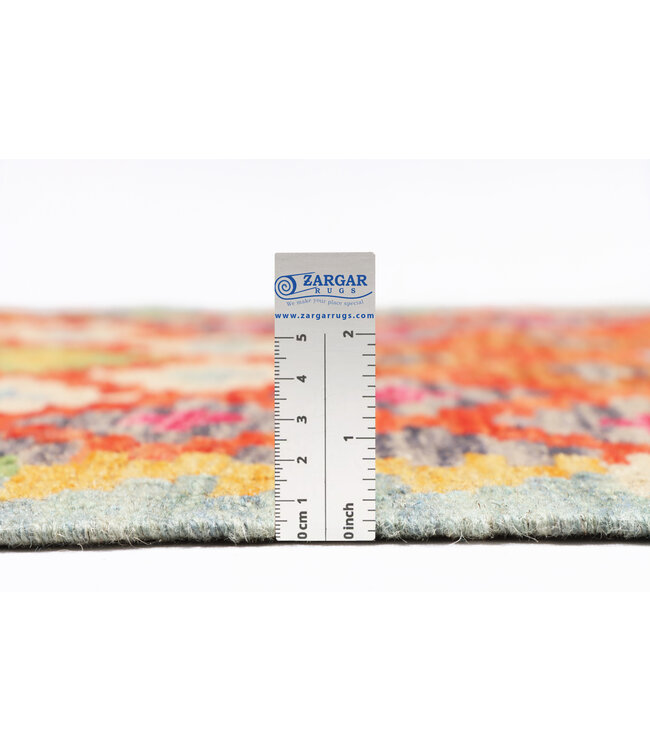 Kelim kleed loper  196 x 60 cm  vloerkleed tapijt kelims hand geweven