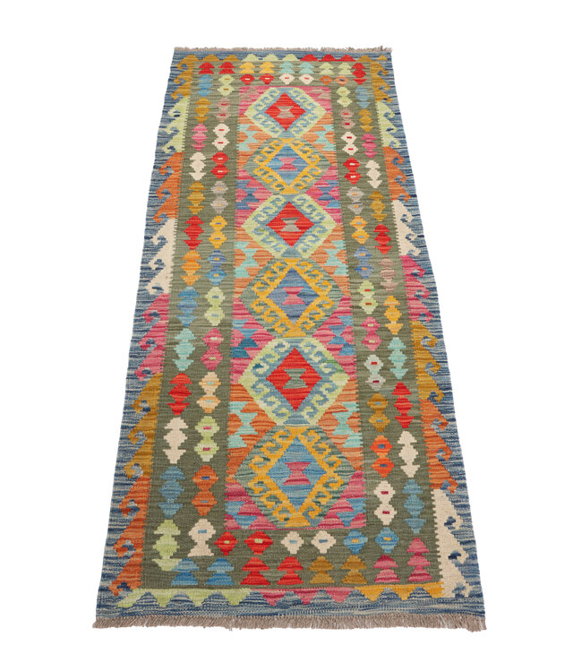 Kelim rug runner 202 x 80 cm