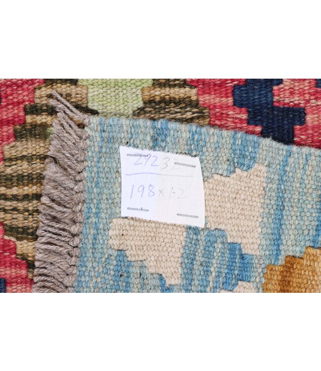Kelim rug runner 198 x 62 cm