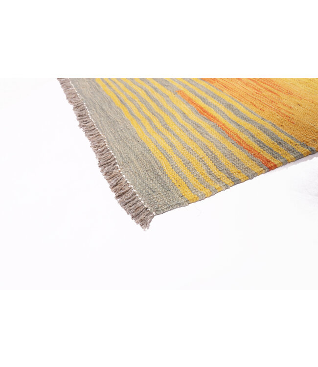 245 x 169 cm Handmade Afghan modern Kilim Area Rug Wool
