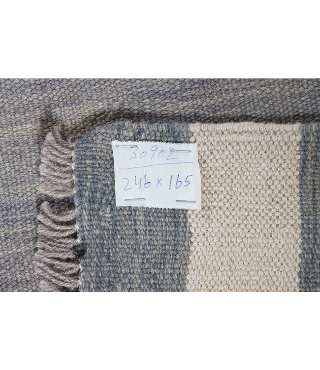 246 x 165  cm Handmade Afghan modern Kilim Area Rug Wool