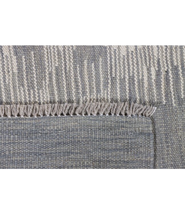 246 x 165   cm Handgeweven modern Kelim Tapijt Wol