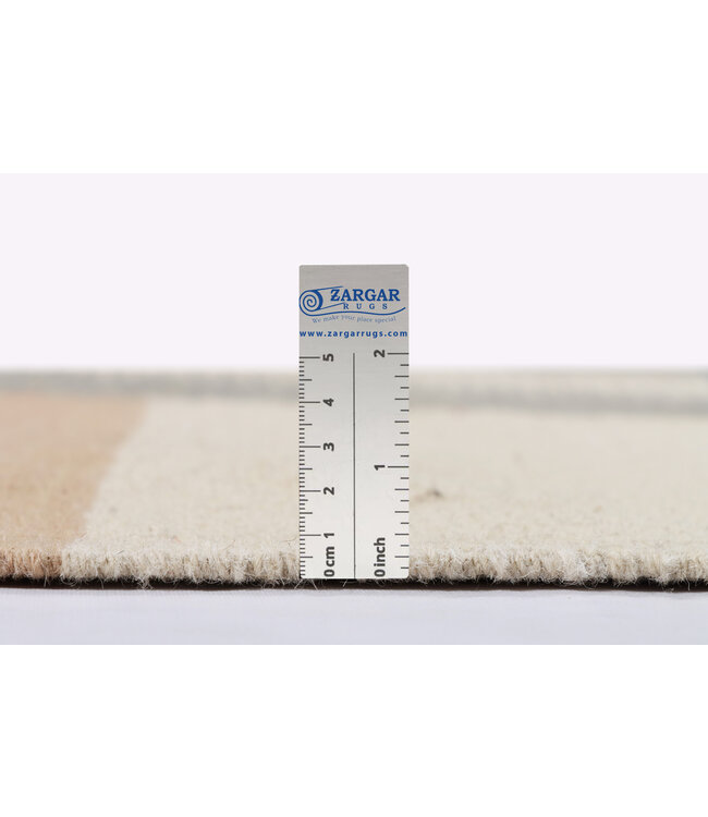 246 x 165   cm Handgeweven modern Kelim Tapijt Wol