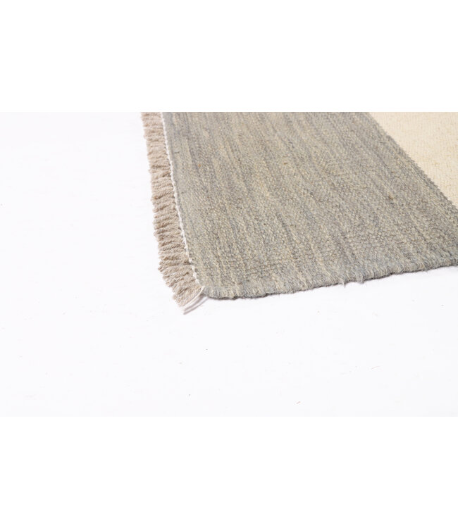 246 x 165  cm Handgemacht modern Wolle Kelim Teppich