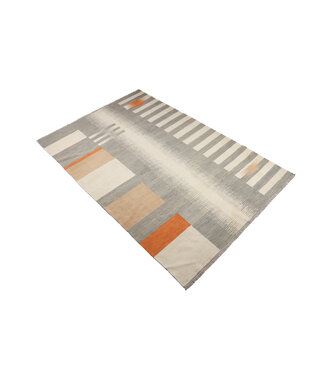 246 x 165  cm Handgemacht modern Wolle Kelim Teppich