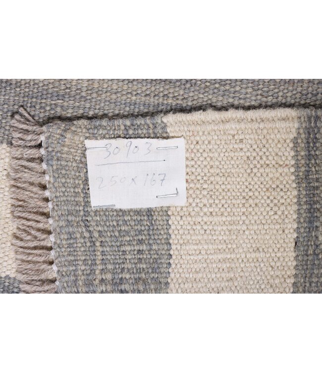 250 x 167 cm Handmade Afghan modern Kilim Area Rug Wool