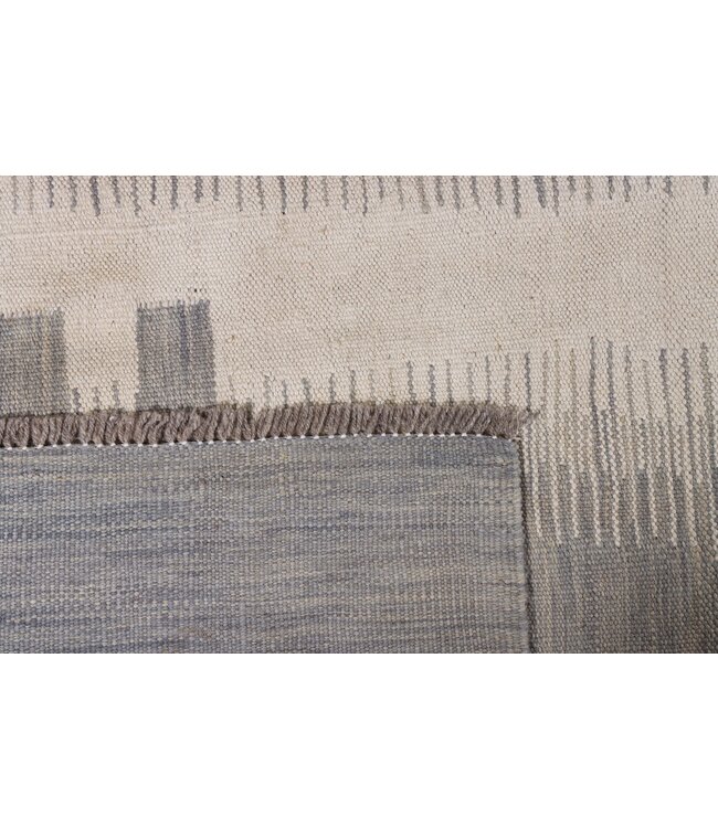 250 x 167   cm Handgeweven modern Kelim Tapijt Wol