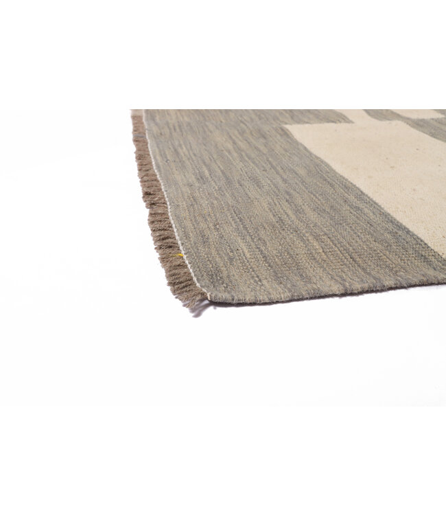 250 x 167  cm Handgemacht modern Wolle Kelim Teppich