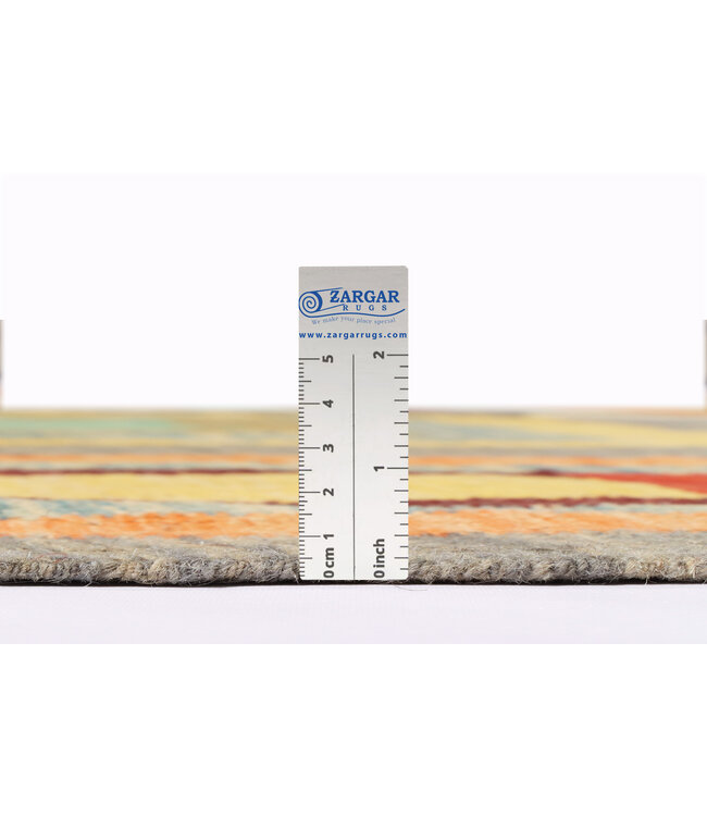 234 x 173 cm Handmade Afghan modern Kilim Area Rug Wool