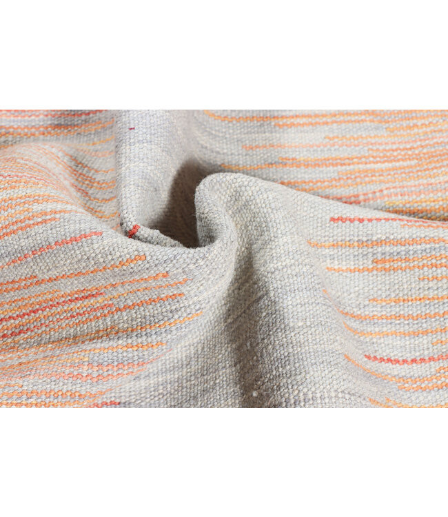 202 x 149  cm Handmade Afghan modern Kilim Area Rug Wool