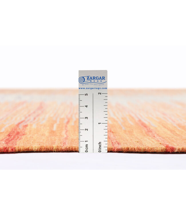 202 x 149  cm Handgemacht modern Wolle Kelim Teppich