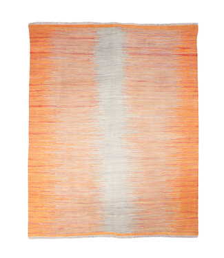 202 x 149 cm Handgeweven modern Kelim Tapijt Wol