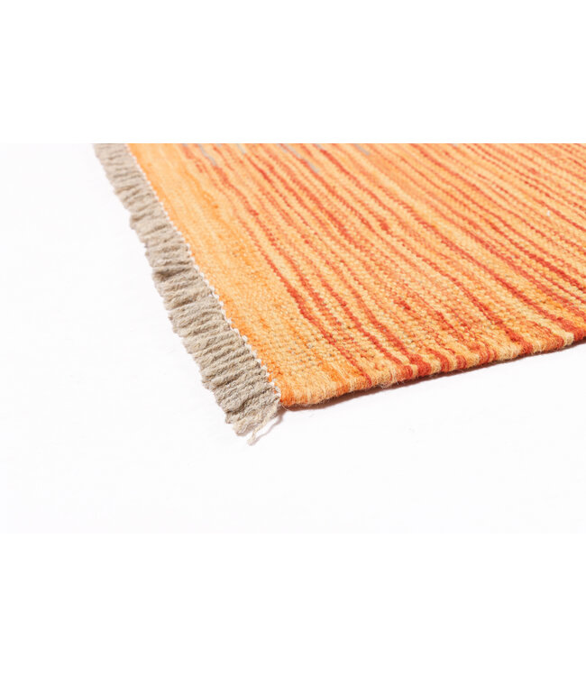 202 x 147 cm Handmade Afghan modern Kilim Area Rug Wool