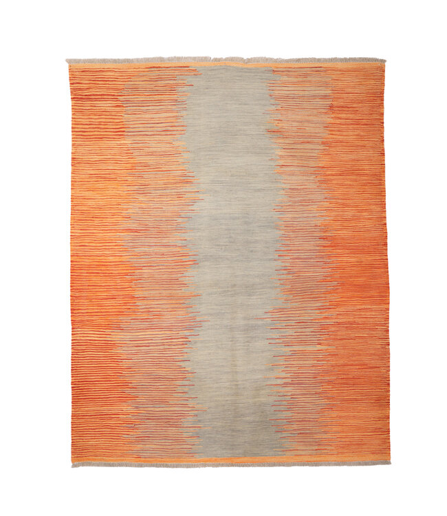 202 x 147 cm Handmade Afghan modern Kilim Area Rug Wool