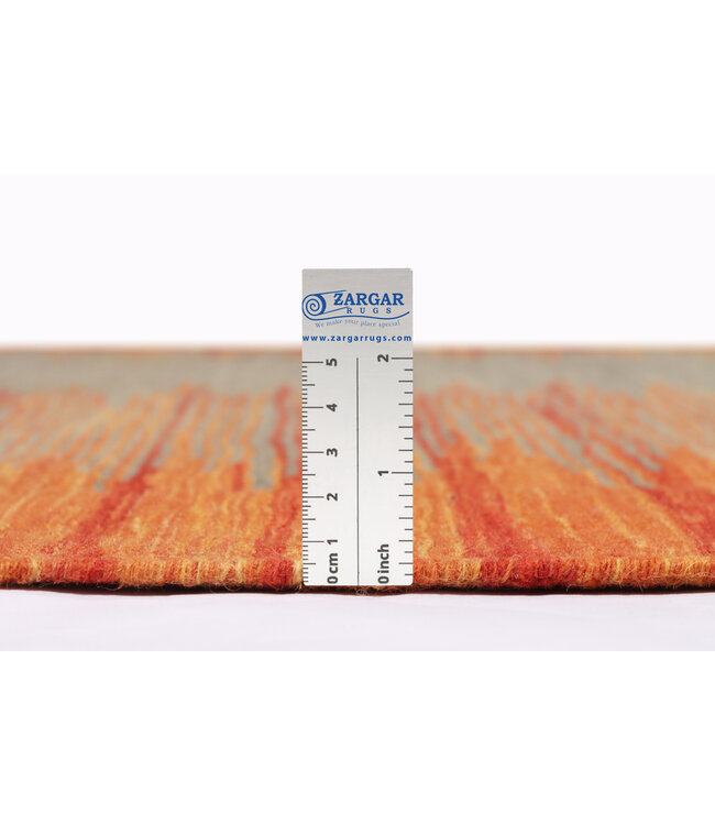 179 x 123 cm Handgeweven modern Kelim Tapijt Wol