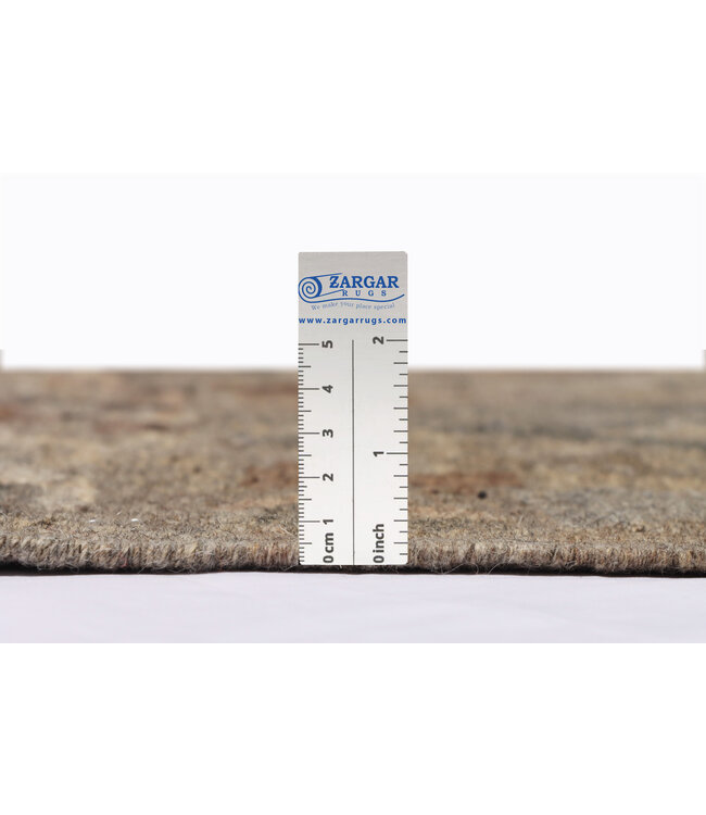 179x123 cm Handgewebte Braun Wolle Kelim Teppich