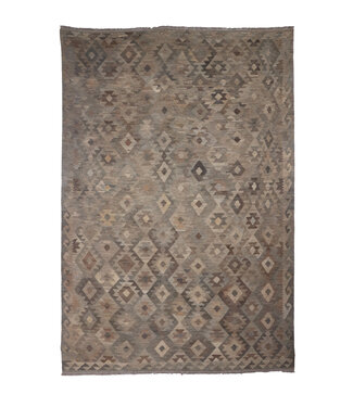 179x123 cm Handgemaakt Natural Kelim Wol Tapijt