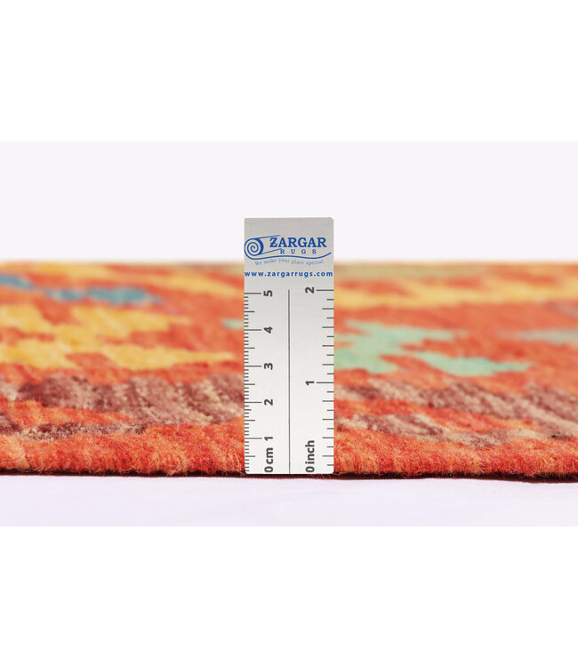 280x196 cm Handgemaakte Afghaanse traditionele Kilim Vloerkleed Wol Tapijt