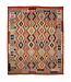 247x196 cm Handgefertigter Afghanischer traditioneller Kilim Teppich Woll