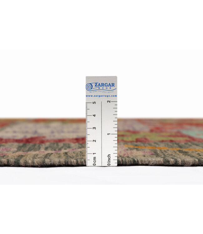 298x203 cm Handgefertigter Afghanischer traditioneller Kilim Teppich Woll