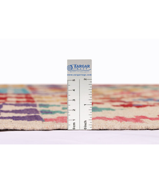 309x208  cm Handgemaakte Afghaanse traditionele Kilim Vloerkleed Wol Tapijt