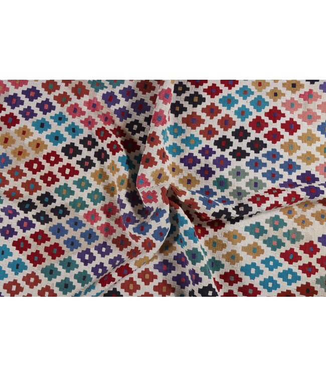 309x208 cm Handmade Afghan Traditional Kilim Area Rug Wool Carpet