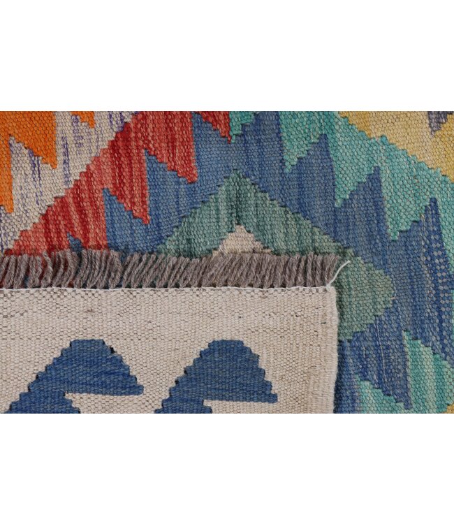 205x150 cm Handgefertigter Afghanischer traditioneller Kilim Teppich Woll